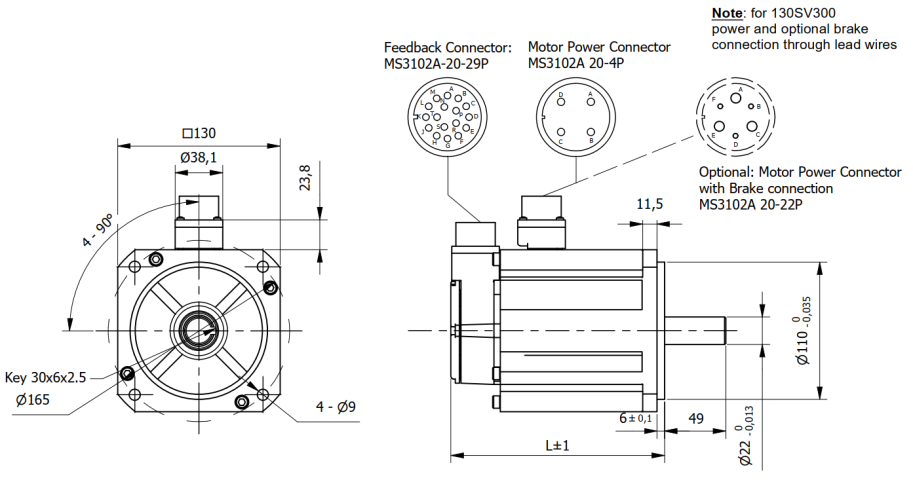 Tech 130SV200-48V-30EA2